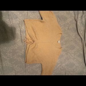 Crop sweater